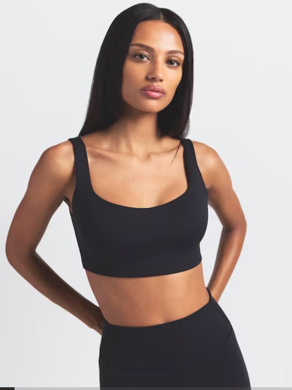 SKIMS NikeSKIMS MATTE
Scoop Neck Bra Large Obsidian